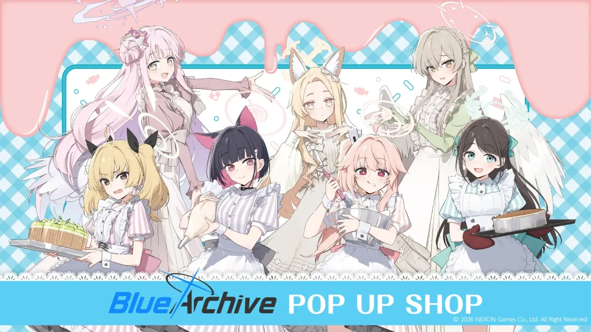 2026/2/27～5/31開催】ブルーアーカイブPOP UP SHOPが渋谷・なんば他15
