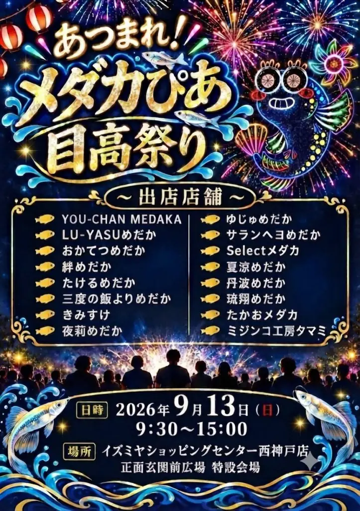 関西（近畿）地方のメダカイベントまとめ | ゆるなご